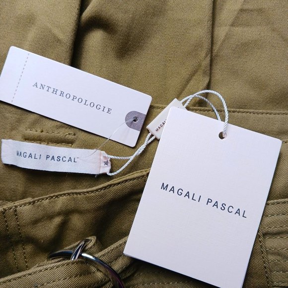 Anthropologie Magali Pascal Belted Taper Pants - Picture 9 of 11